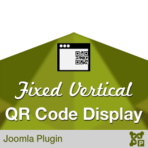 Fixed Vertical QR Code Display 