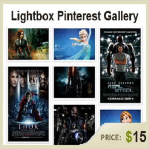 Lightbox Pinterest Style Gallery 
