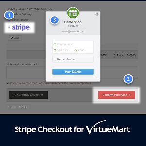Stripe Checkout for VirtueMart 