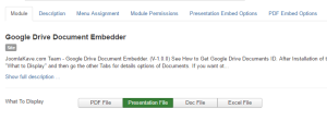 Google Drive Documents Embedder 