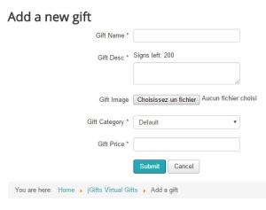 jGifts Virtual Gifts 