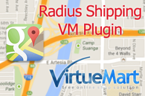 Radius (Distance) Shipping for VirtueMart 