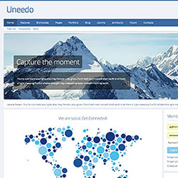 Uneedo - Responsive Social Network Community Joomla Template | Joomla 